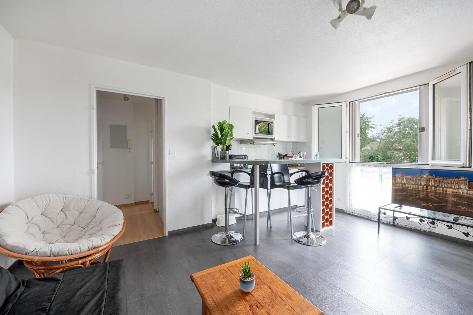 Апартаменты T2 Rangueil - Terrasse + 2 Parkings - 4 Personnes Тулуза Экстерьер фото
